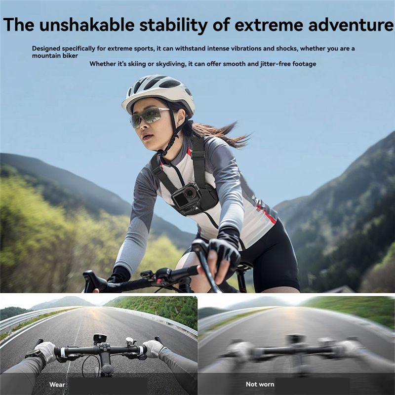 Action Camera Chest Strap Harness Mount - حزام صدر B92B لتثبيت الكاميرا لـ