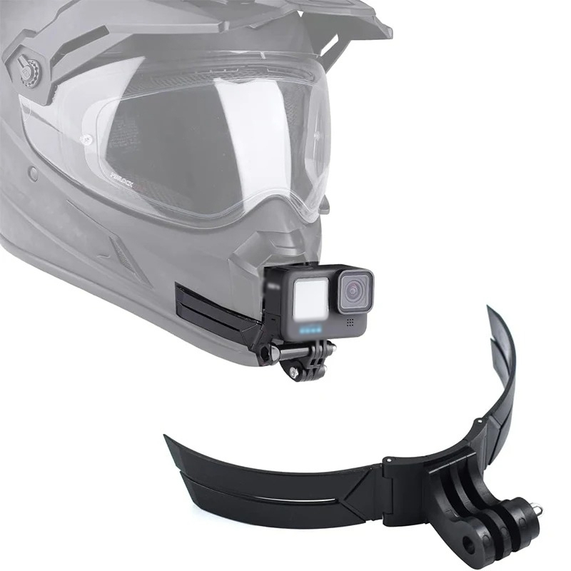 Action Camera Motorcycle Helmet Mount - متوافق مع GoPro 13-8 و DJI