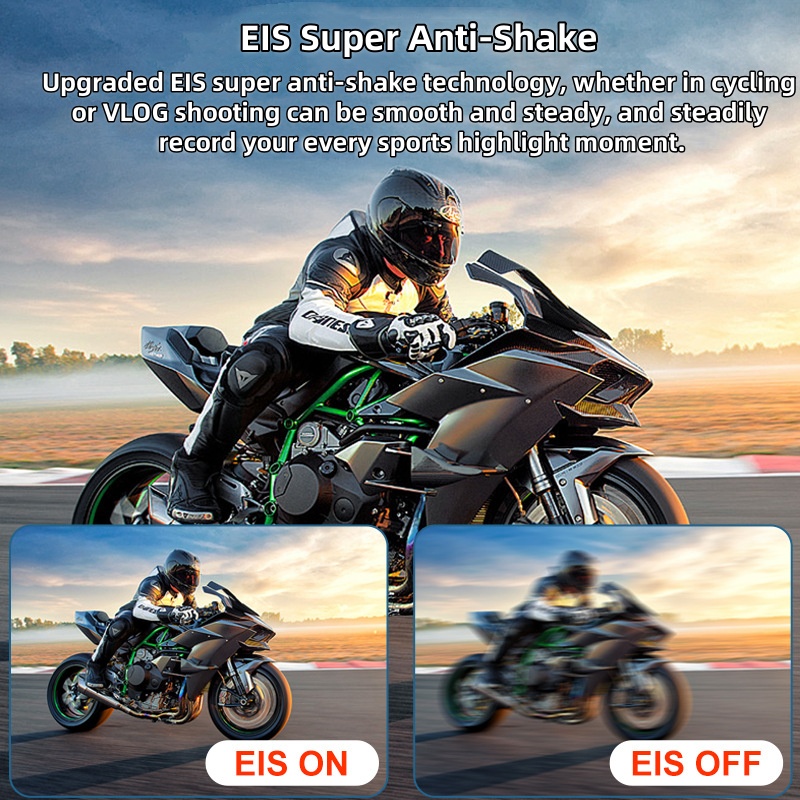 Action Camera 4K 60Fps Dual Screen - كاميرا أكشن بدقة 5K/30FPS مع شاشة