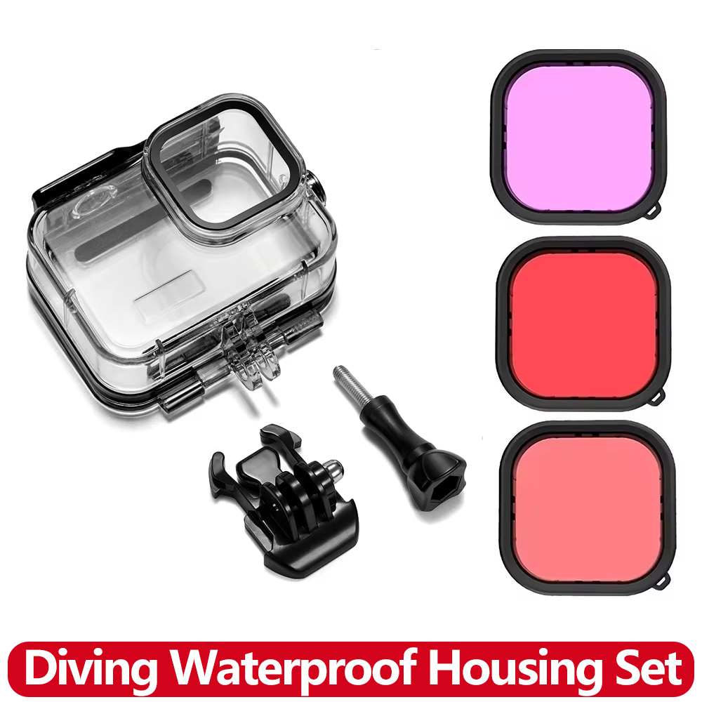 Action Camera Diving Case Underwater 60M - حافظة مقاومة للماء تحت الماء بطول