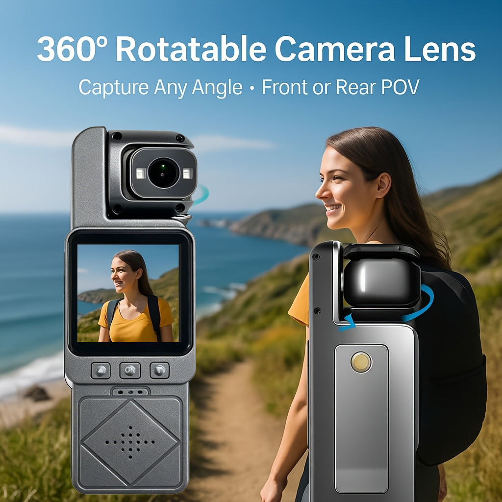 Action Camera Optical Image Stabilization - كاميرا أكشن محمولة DV02 بدقة 4K