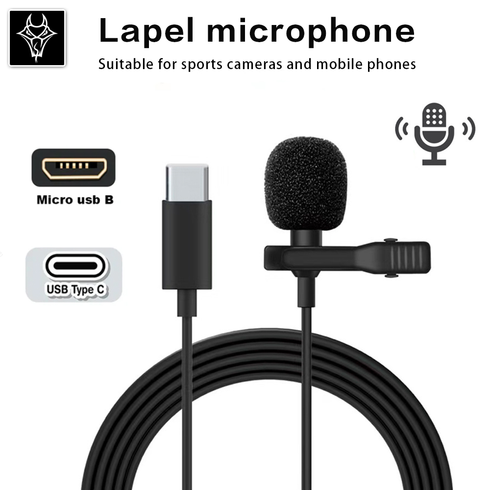 Action Camera External Microphone Usb - ميكروفون خارجي عالي الدقة كاميرا رياضية