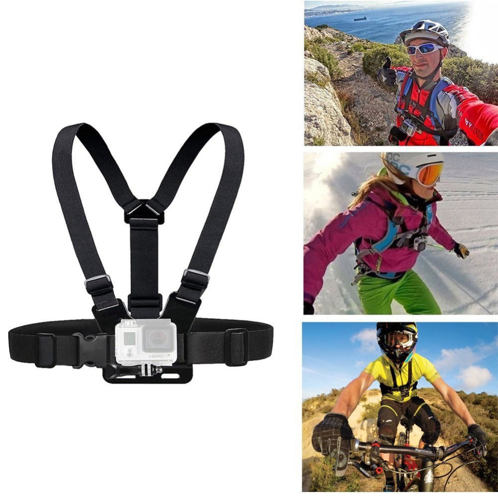 Action Camera Chest Strap Harness Mount - حزام تثبيت على الصدر لكاميرات جوبرو