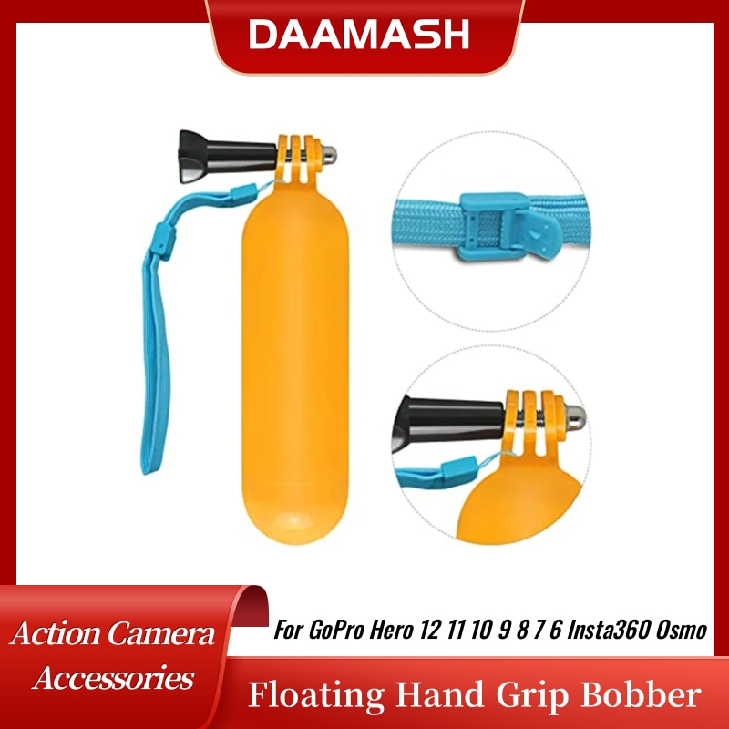 Action Camera Floating Handle Grip - العائمة قبضة اليد مقبض عصا بوبر
