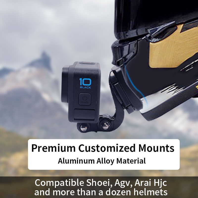 Action Camera Motorcycle Helmet Mount - خوذة دراجة نارية مخصصة ممتازة من