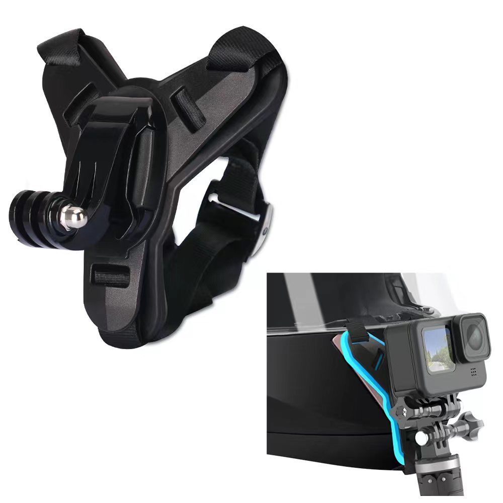 Action Camera Motorcycle Helmet Mount - خوذة الدراجة النارية حامل الذقن جبل