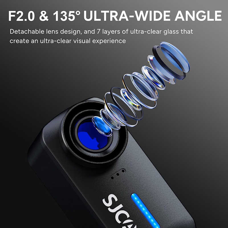 كاميرا إس جيه كام سي110 الصغير - مراجعة Action Camera Waterproof 30M Without Case وسعره