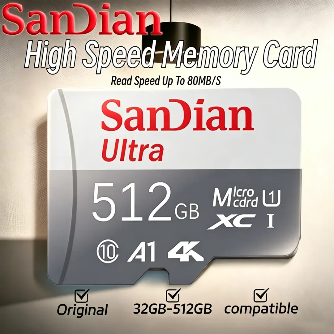 بطاقة ذاكرة Micro TF SD عالية  - مراجعة Action Camera Micro Sd Card 128Gb V30 وسعره