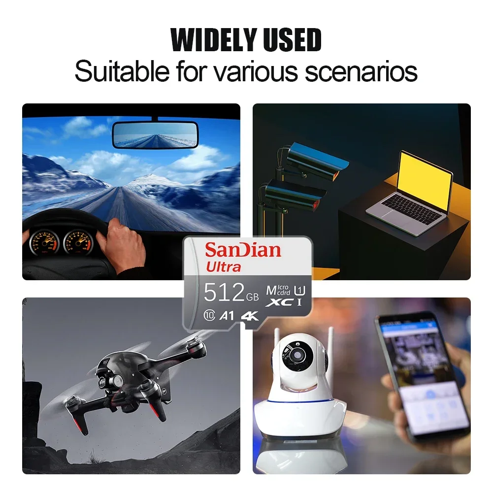 بطاقة ذاكرة Micro TF SD عالية  - مراجعة Action Camera Micro Sd Card 128Gb V30 وسعره