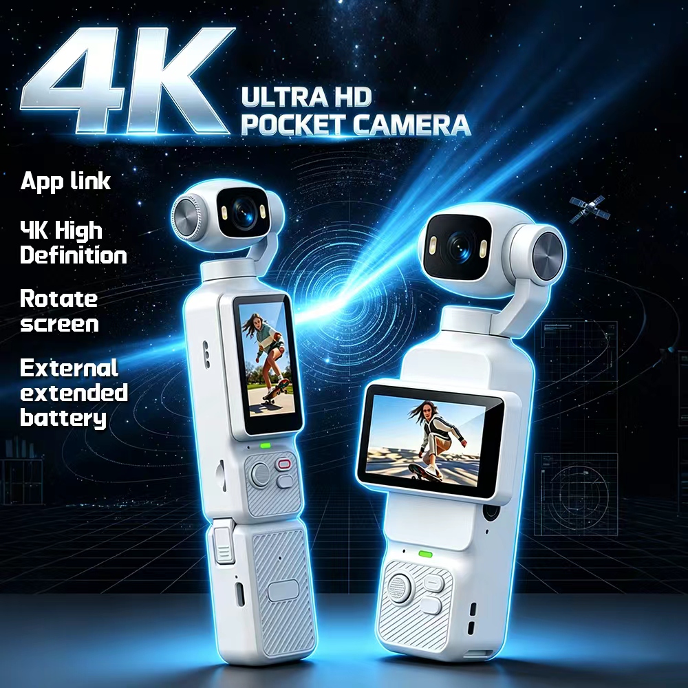 كاميرا جيمبال محمولة باليد LK- - مراجعة Action Camera Optical Image Stabilization وسعره