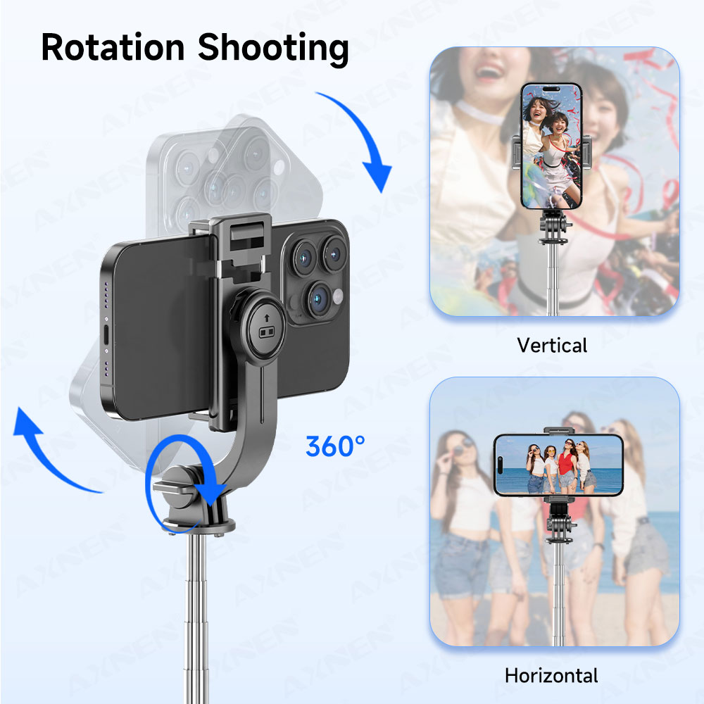 حامل ثلاثي القوائم لعصا السيلف - مراجعة Action Camera Selfie Stick Invisible وسعره