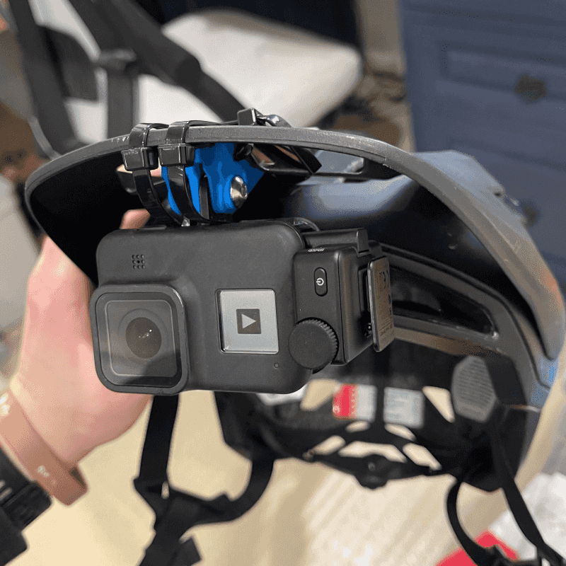 حامل كاميرا أكشن عالمي للخوذة، - مراجعة Action Camera Motorcycle Helmet Mount وسعره