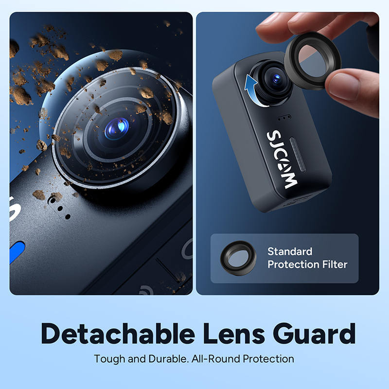 SJCAM C110 + 4K 30fps كاميرا ا - مراجعة Action Camera Waterproof 30M Without Case وسعره