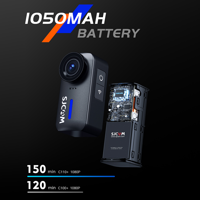 SJCAM C110 + 4K 30fps كاميرا ا - مراجعة Action Camera Waterproof 30M Without Case وسعره