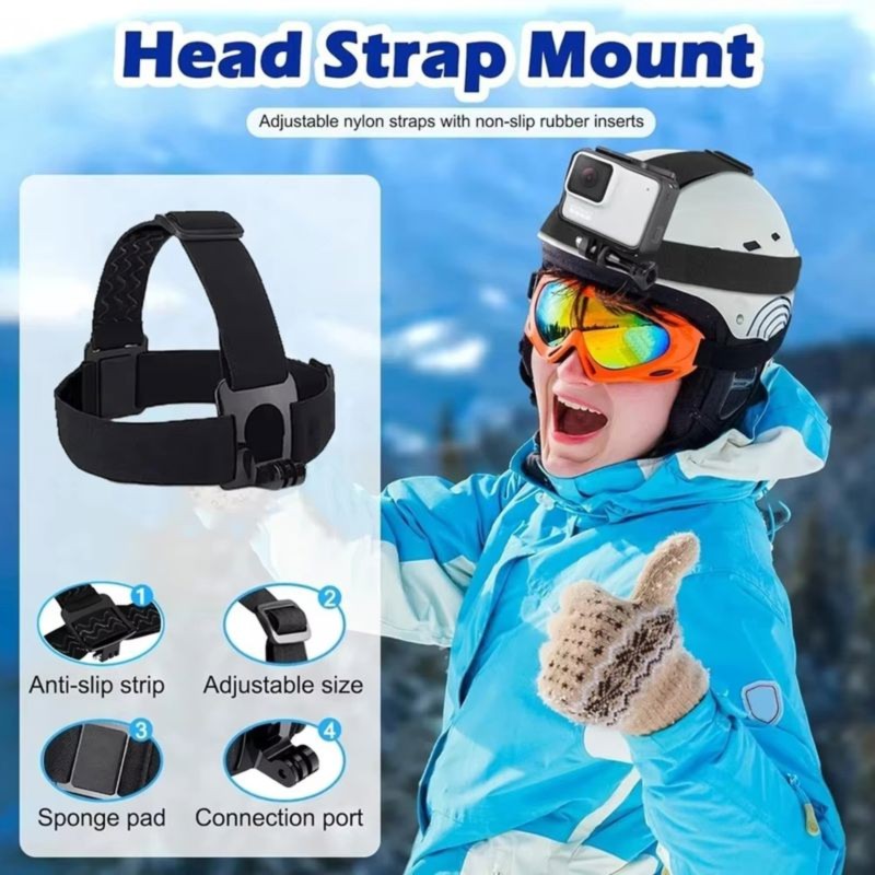 عرض خاص: حزام تثبيت على الصدر  - مراجعة Action Camera Chest Strap Harness Mount وسعره
