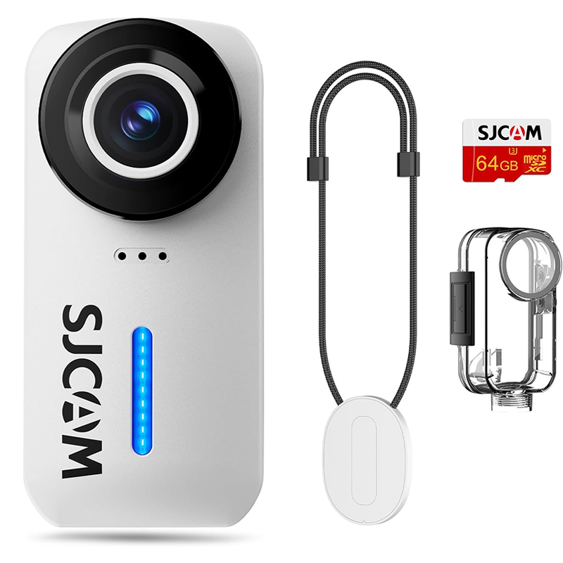 C110 + Plus 64GB SJCAM قلادة م - مراجعة Action Camera Waterproof 30M Without Case وسعره