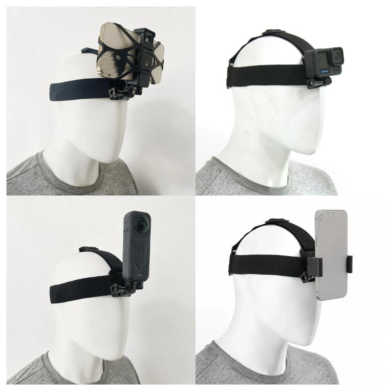 1/4/5 قطع، طقم حامل تثبيت للها - مراجعة Action Camera Chest Strap Harness Mount وسعره