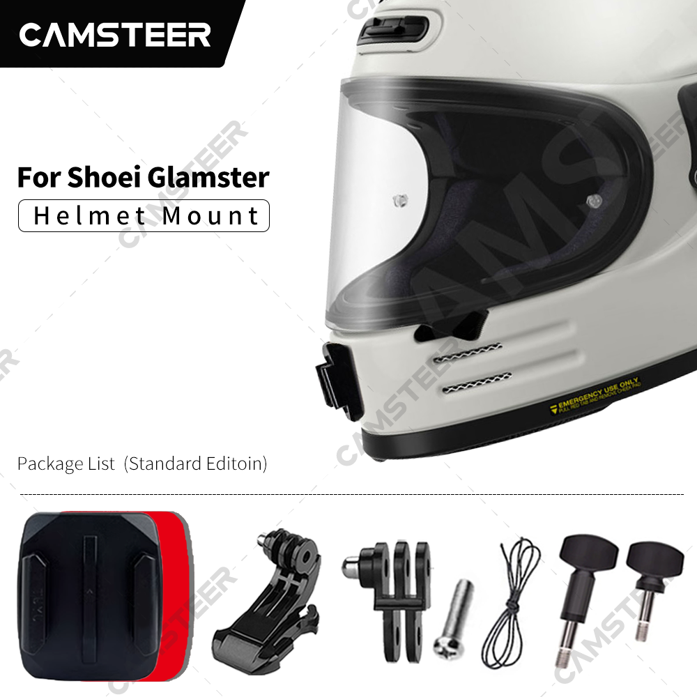 خوذة دراجة نارية مخصصة جلامستر - مراجعة Action Camera Motorcycle Helmet Mount وسعره
