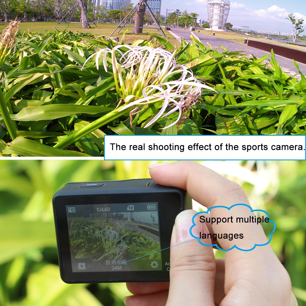 عرض ساخن بسعر منخفض: كاميرا ري - مراجعة Action Camera 4K 60Fps Dual Screen وسعره
