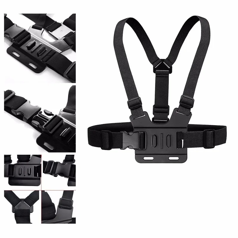 حزام تثبيت للصدر وحزام للرأس ل - مراجعة Action Camera Chest Strap Harness Mount وسعره