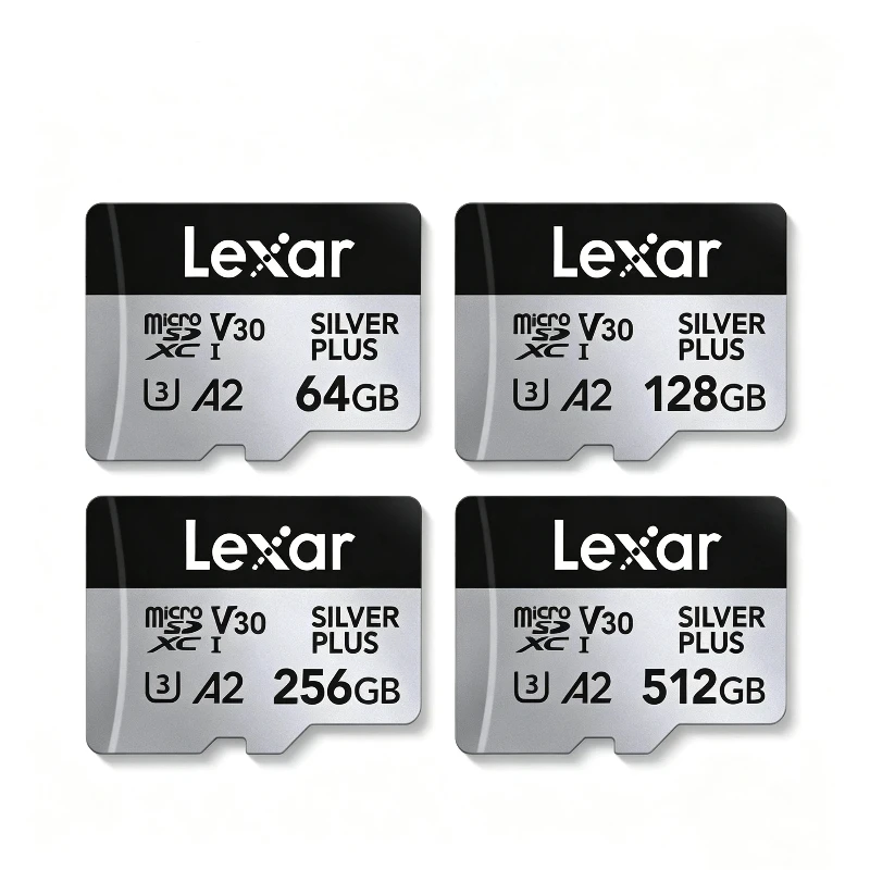 بطاقة ذاكرة Lexar SILVER PLUS  - مراجعة Action Camera Micro Sd Card 128Gb V30 وسعره