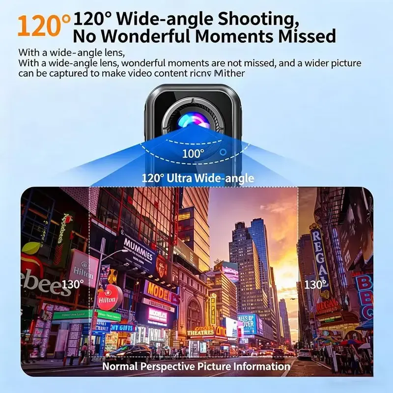 كاميرا أكشن 5K مقاومة للاهتزاز - مراجعة Action Camera 4K 60Fps Dual Screen وسعره