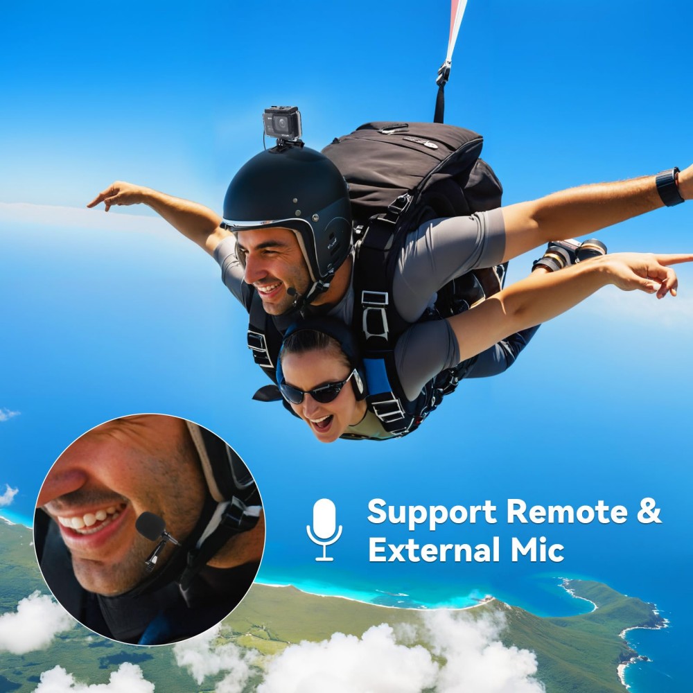 كاميرا أكشن احترافية SJ8 Pro S - مراجعة Action Camera 4K 60Fps Dual Screen وسعره