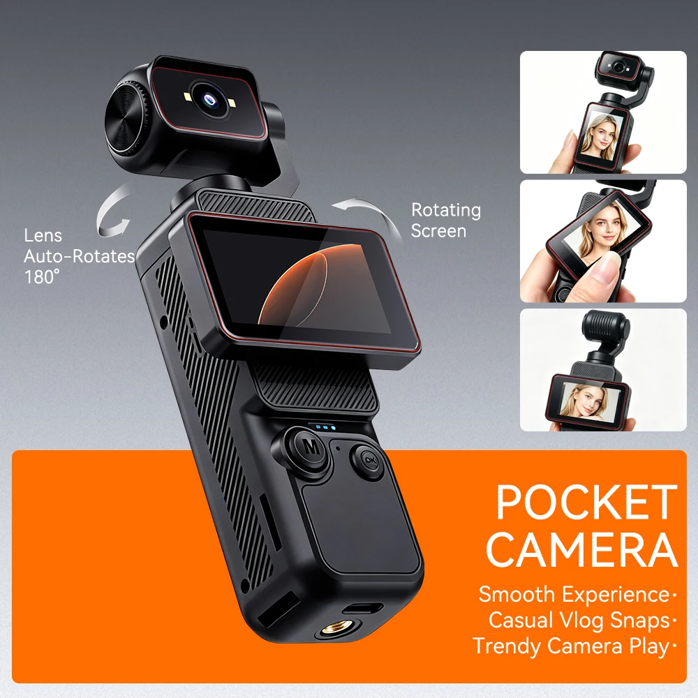 كاميرا فيديو محمولة بتقنية الو - مراجعة Action Camera Optical Image Stabilization وسعره