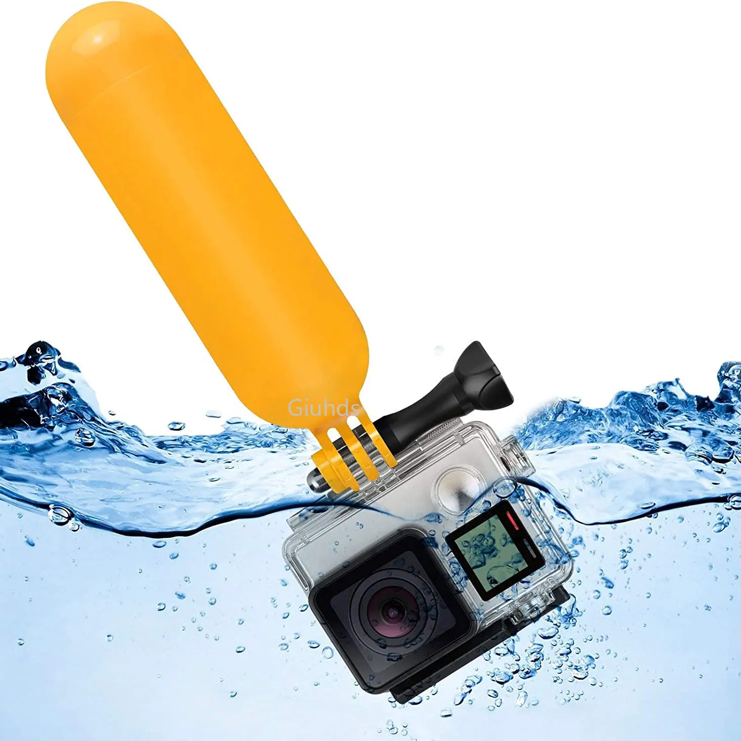 الأصفر تعويم عصا ل gopro بطل 1 - مراجعة Action Camera Floating Handle Grip وسعره