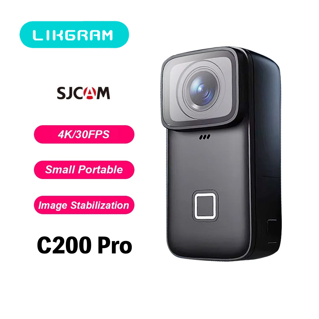 كاميرا أكشن SJCAM C200 Pro بدق - مراجعة Action Camera Optical Image Stabilization وسعره