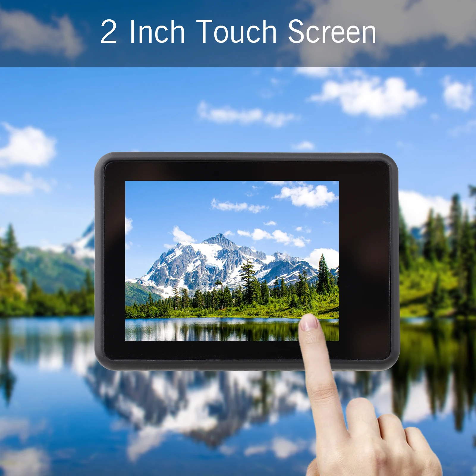 كاميرا أكشن بدقة 4K وسرعة 60 إ - مراجعة Action Camera 4K 60Fps Dual Screen وسعره