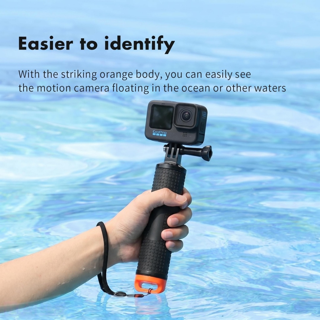 مقبض يد عائم لكاميرا جوبرو هير - مراجعة Action Camera Floating Handle Grip وسعره