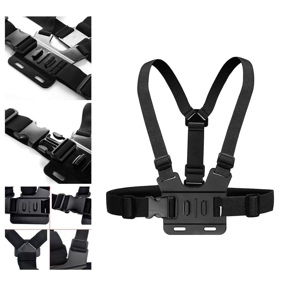 حزام تثبيت على الصدر لكاميرات  - مراجعة Action Camera Chest Strap Harness Mount وسعره