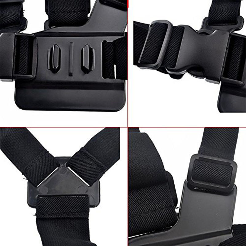 حزام تثبيت على الصدر لكاميرات  - مراجعة Action Camera Chest Strap Harness Mount وسعره