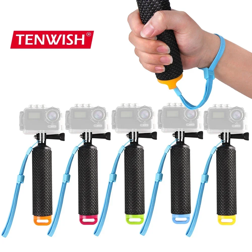 مقبض يد عائم محمول Monopod لكا - مراجعة Action Camera Floating Handle Grip وسعره