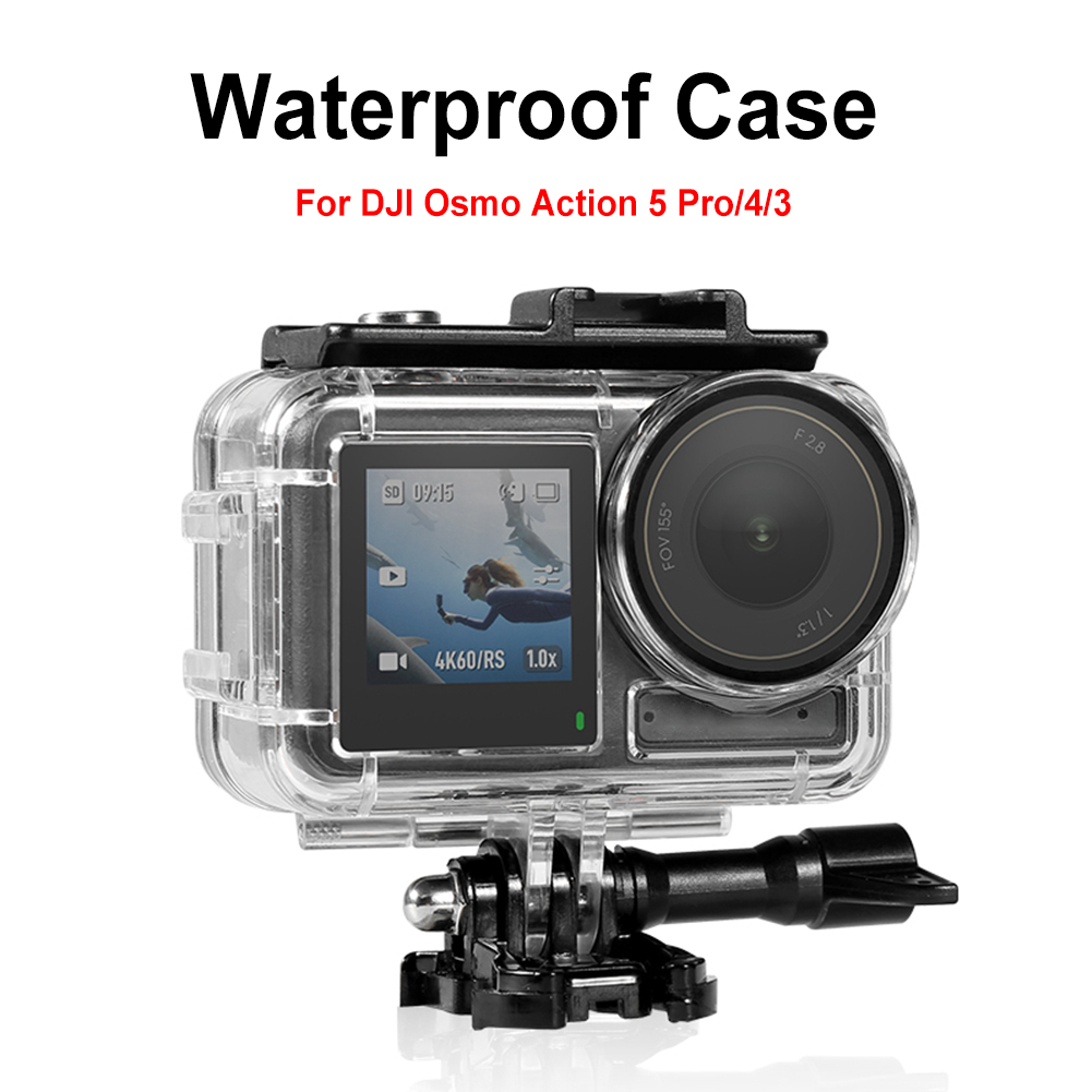 حافظة مقاومة للماء لـ DJI Osmo - مراجعة Action Camera Diving Case Underwater 60M وسعره