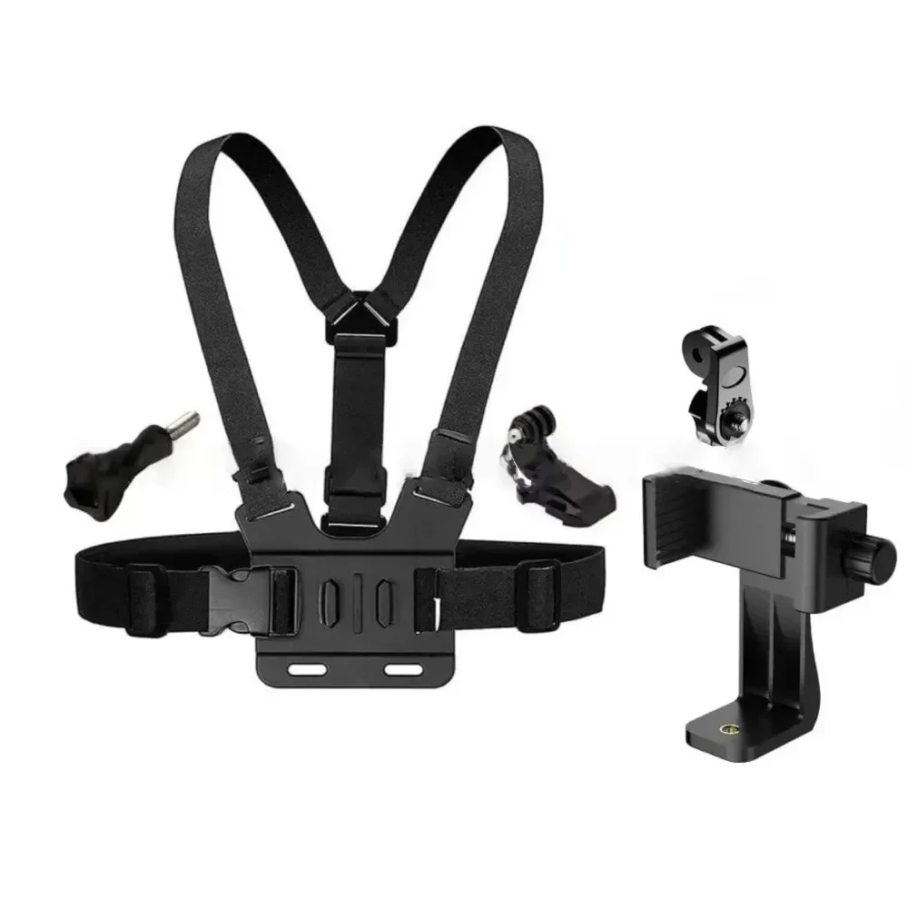 حزام صدر قابل للتعديل مع خطاف  - مراجعة Action Camera Chest Strap Harness Mount وسعره