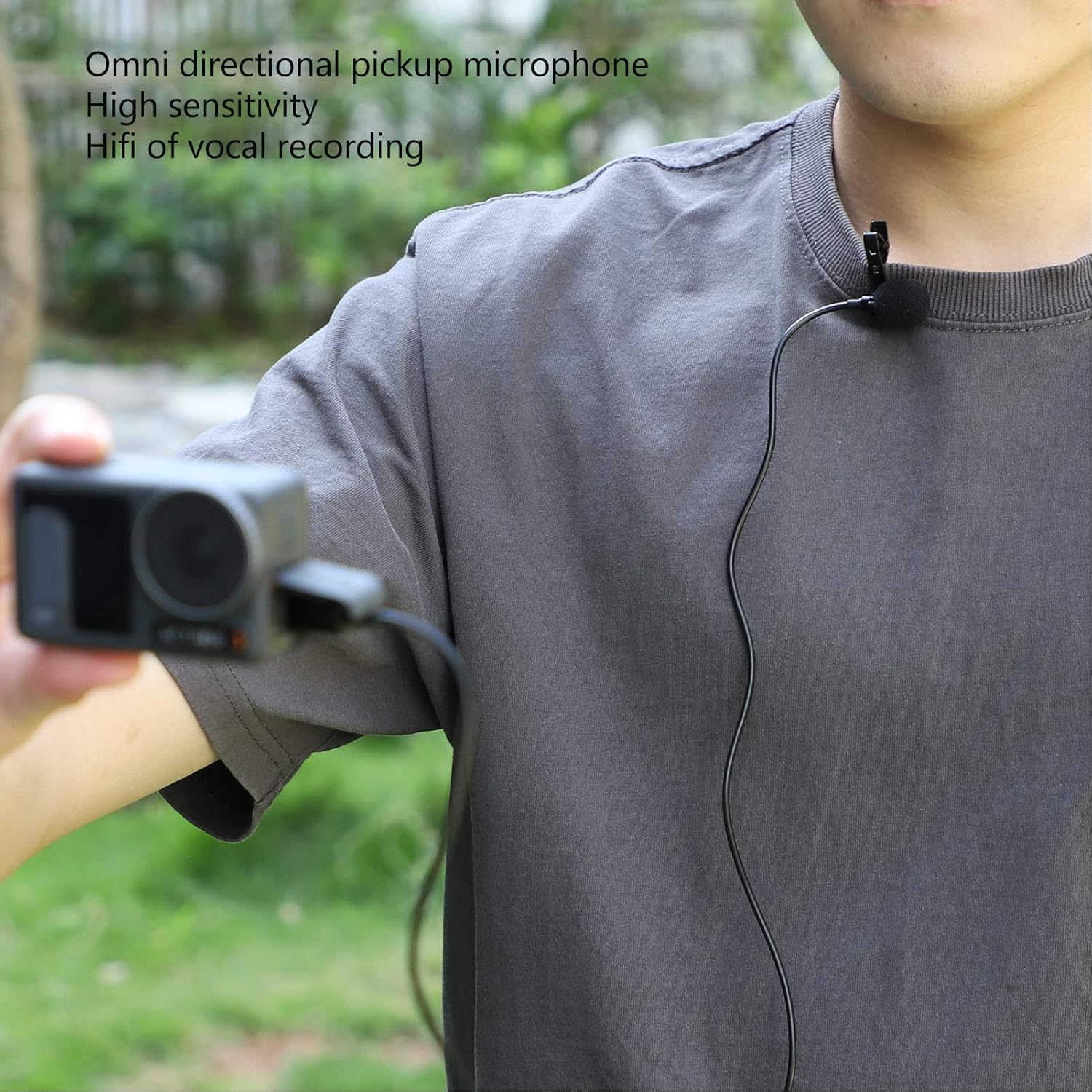 ميكروفون صغير بكاميرا USB، ميك - مراجعة Action Camera External Microphone Usb وسعره