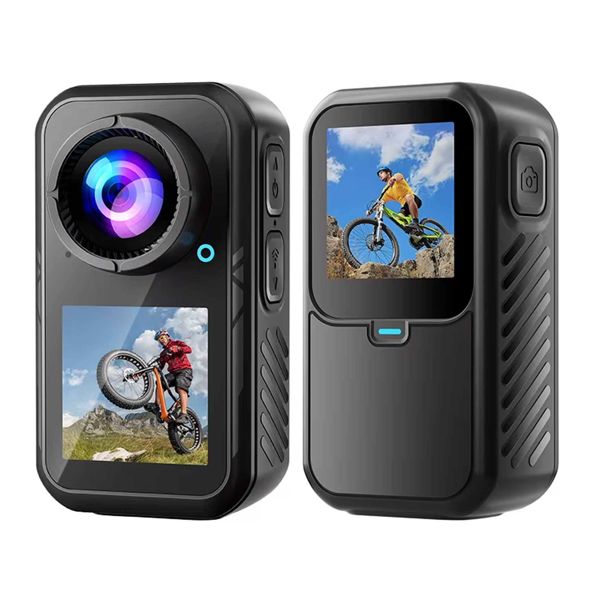 كاميرا أكشن للإبهام 5K30FPS بد - مراجعة Action Camera 4K 60Fps Dual Screen وسعره