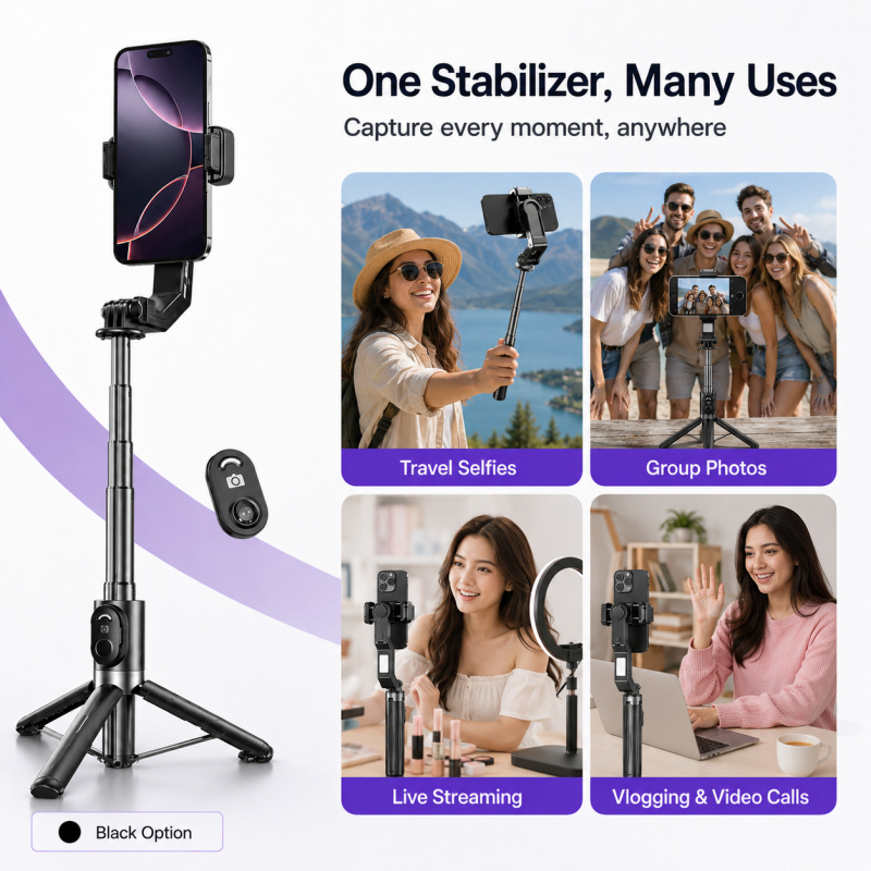 مثبت هاتف أحادي المحور، عصا سي - مراجعة Action Camera Selfie Stick Invisible وسعره