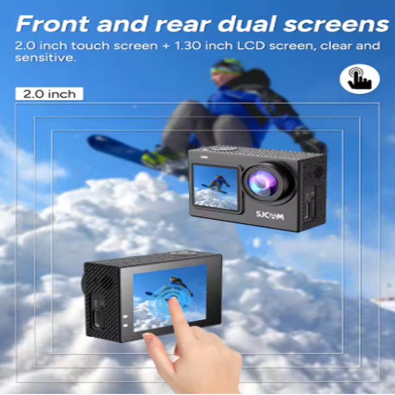 SJCAM SJ6 Pro 4K 60FPS شاشة مز - مراجعة Action Camera 4K 60Fps Dual Screen وسعره