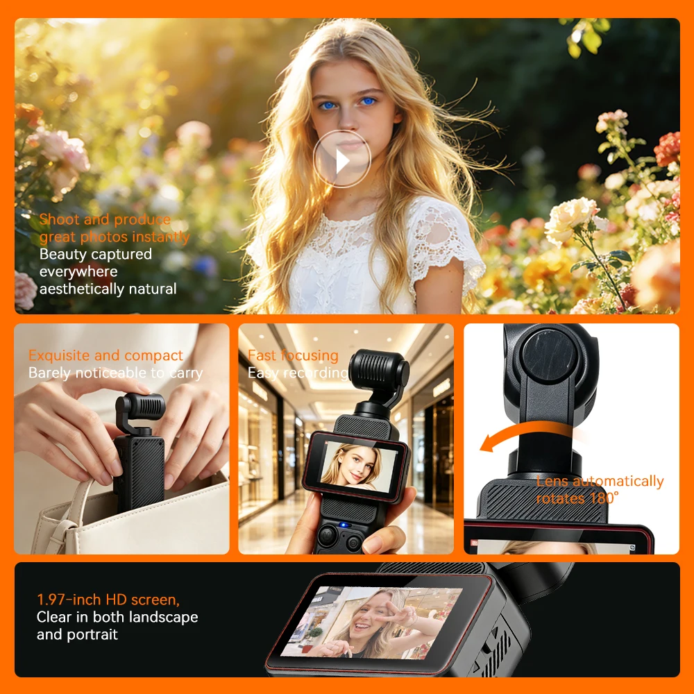 كاميرا واي فاي رقمية بدقة 1080 - مراجعة Action Camera Optical Image Stabilization وسعره