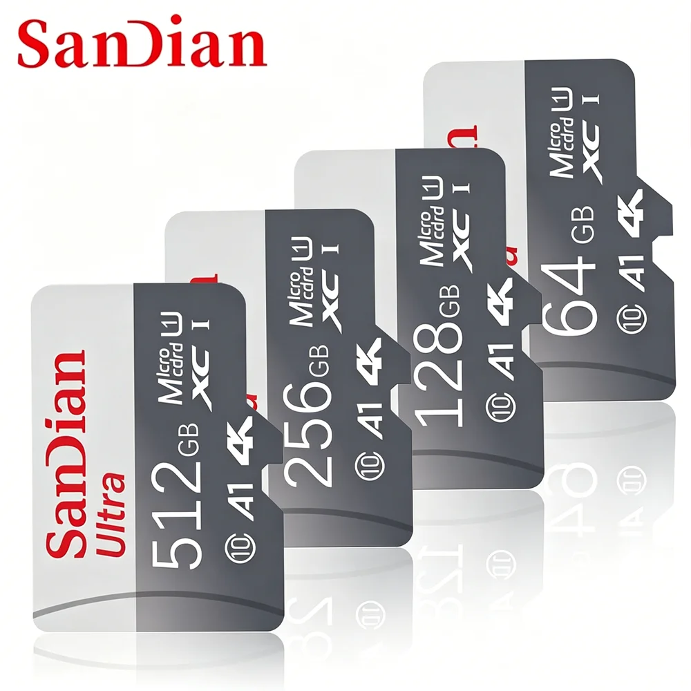 بطاقة ذاكرة SD جديدة عالية الس - مراجعة Action Camera Micro Sd Card 128Gb V30 وسعره