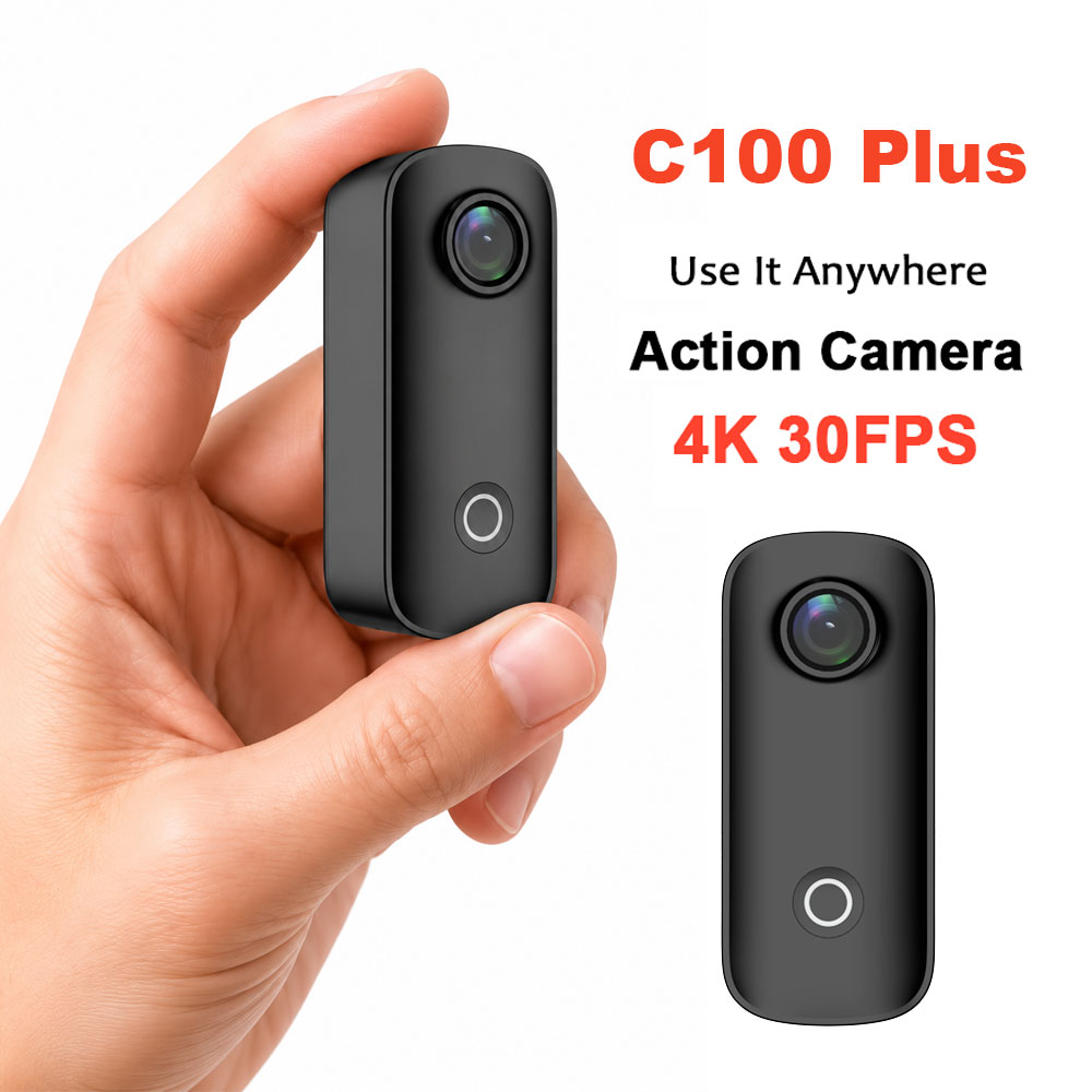 كاميرا الحركة SJCAM C100+ بحجم - مراجعة Action Camera Waterproof 30M Without Case وسعره