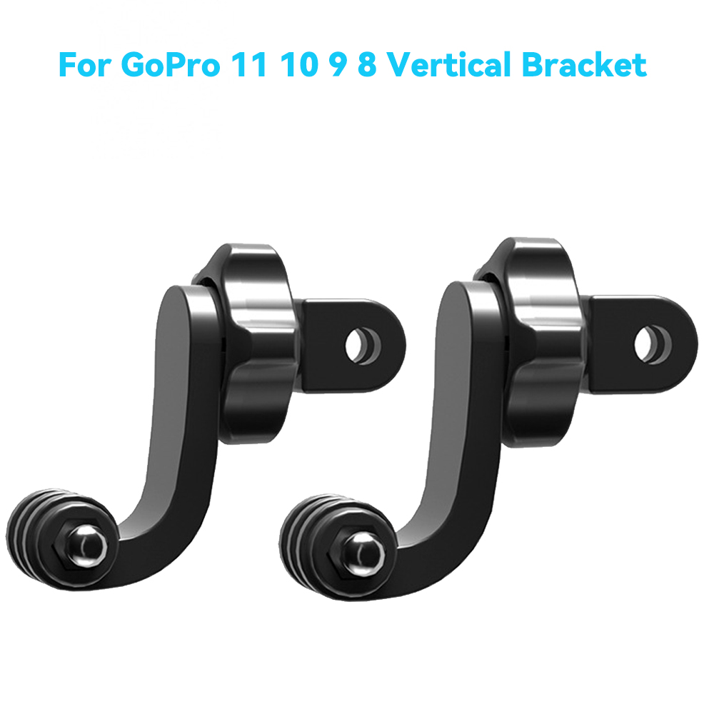 محول قوس عمودي عالمي ل GoPro ، - مراجعة Action Camera Motorcycle Helmet Mount وسعره