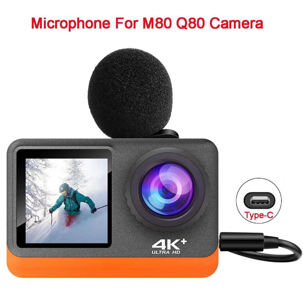 ميكروفون خارجي عالي الجودة لكا - مراجعة Action Camera External Microphone Usb وسعره