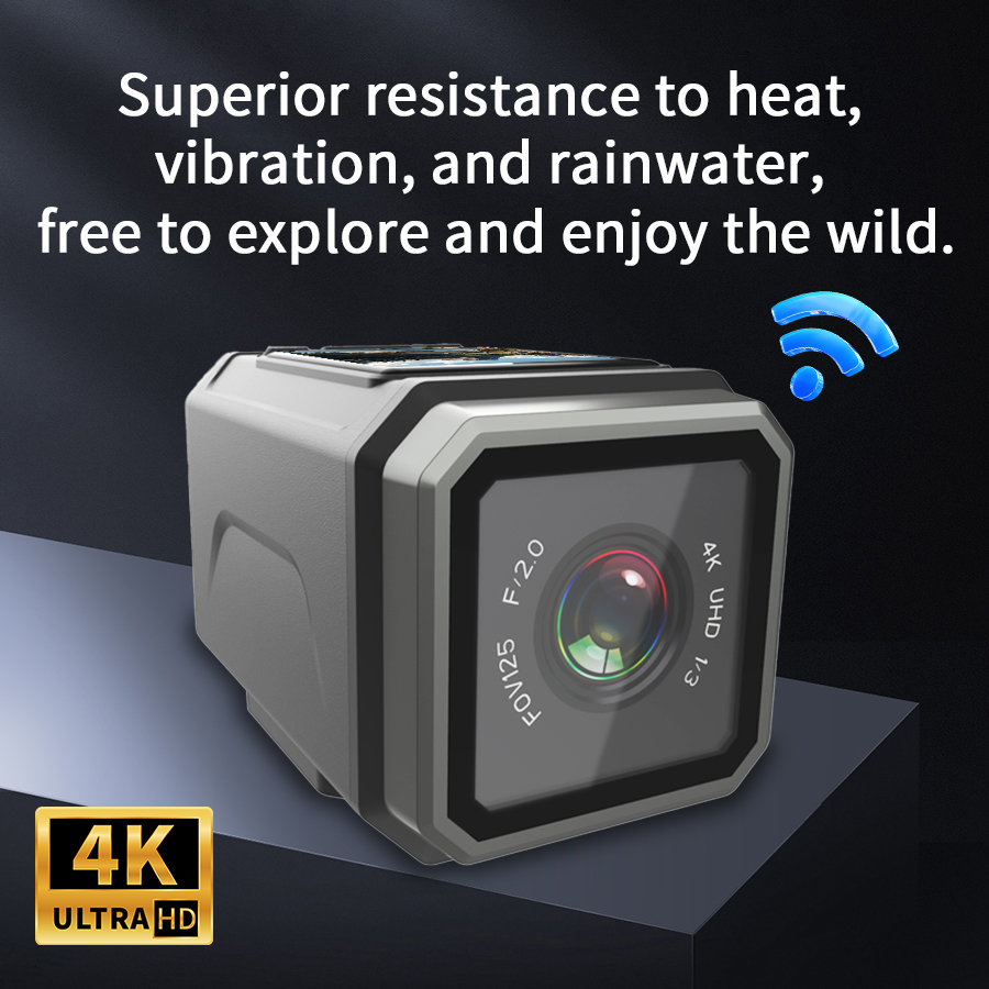 كاميرا الحركة 4K EIS 125 °   ز - مراجعة Action Camera Motorcycle Helmet Mount وسعره