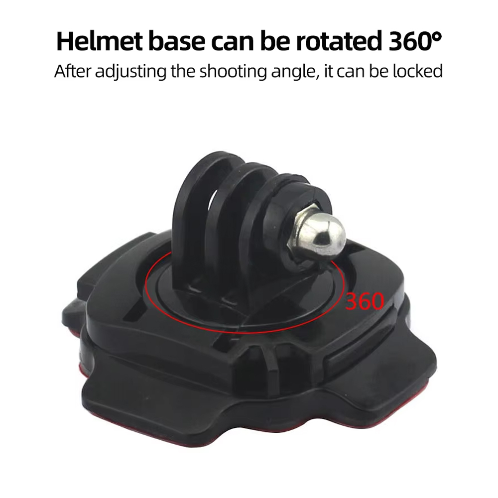 دراجة نارية خوذة جبل لاصق قاعد - مراجعة Action Camera Motorcycle Helmet Mount وسعره