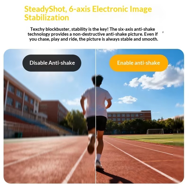 كاميرا أكشن صغيرة بدقة 5K، 4K6 - مراجعة Action Camera 4K 60Fps Dual Screen وسعره