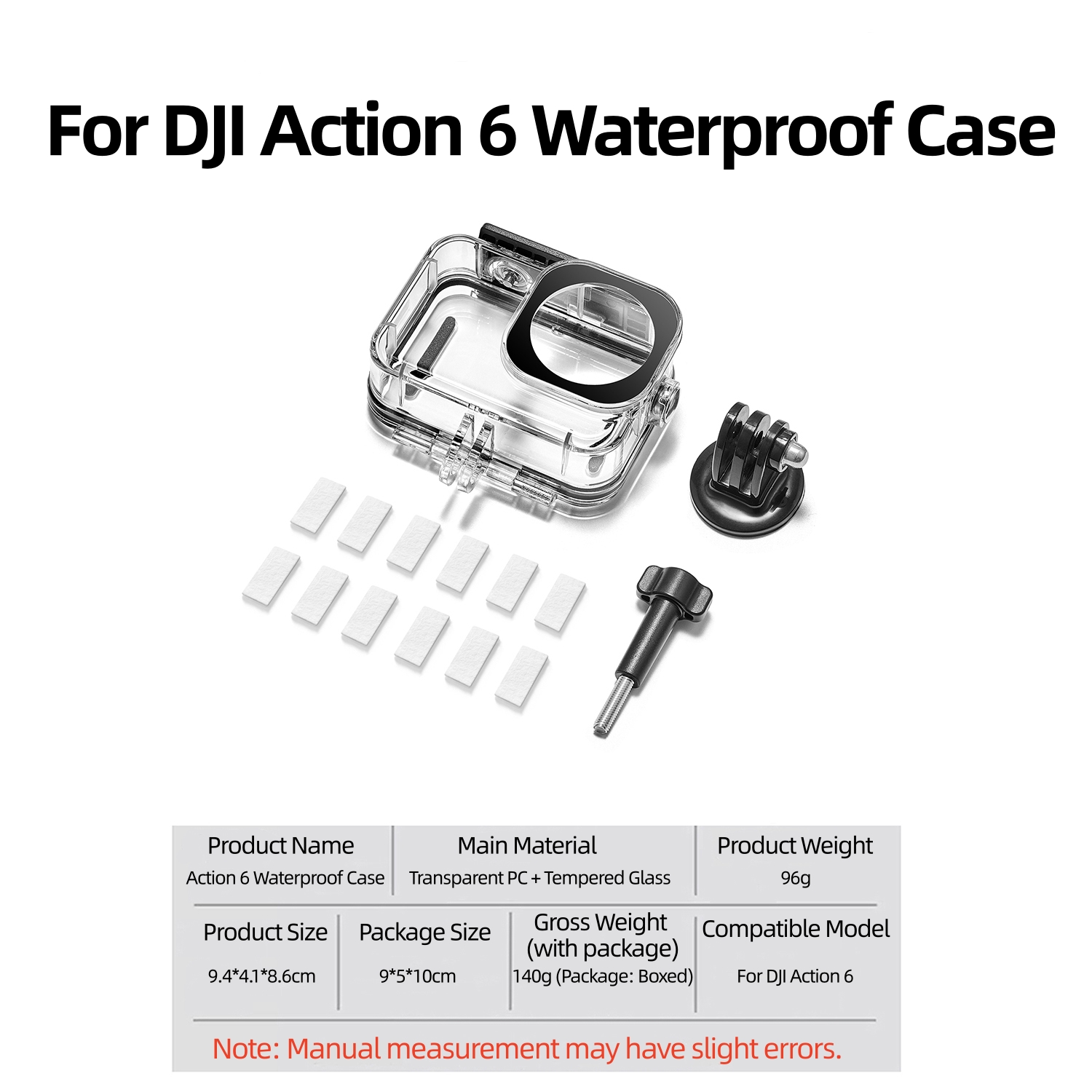حافظة مقاومة للماء 60 متر لـ D - مراجعة Action Camera Diving Case Underwater 60M وسعره